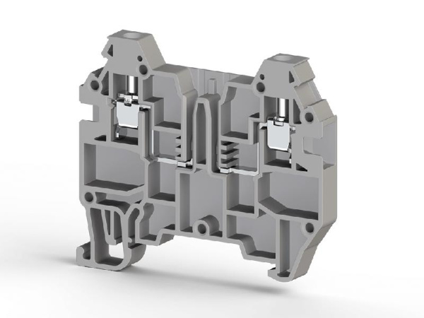 Клеммник с возможностью установки картриджа 2.5кв.мм сер. AVK 2.5F Klemsan 0.0.0.3.24929