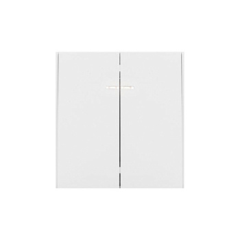 Выключатель 2-кл. СП STRONG MIELE 10А с подсветкой жемчуг Kranz KR-78-0714-4