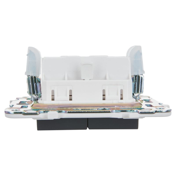 Выключатель 2-кл. SKANDY 10А SK-V09G с индикацией графит IEK SK-V20-1-10-K53