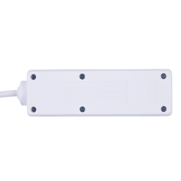Удлинитель 2х3м с заземл. 16А Ultra S-GCU2-3B WHITE бел. Uniel UL-00010010