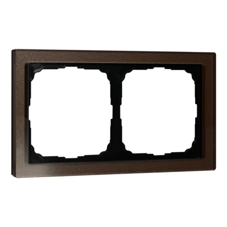 Рамка 2-м ArtGallery Pure органич. стекло мокко SE GAL320602