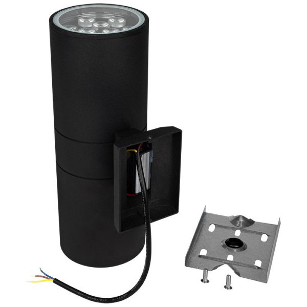 Светильник светодиодный PWL-300110/30D 2х9Вт 3000К IP65 BL архитектурный JazzWay 5064638