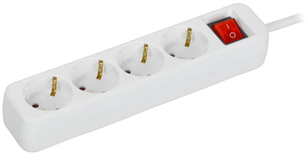 Удлинитель 4х5м 16А У04К ПВС 3х1.5 бел. UMA IEK UM-YP10-16-04-05-ZK-K01