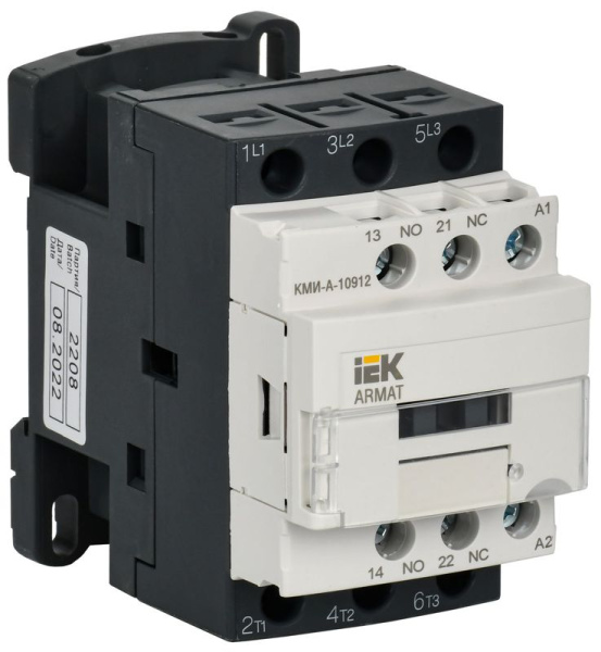 Контактор КМИ-А-10912 LC1D 9А кат. 110В AC 1НО+1НЗ AC-3 IEK AR-ACC-11-009-110-11