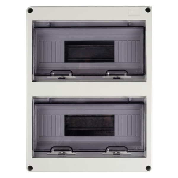 Бокс модульный накладной PDB/W 4024 GR (ЩРН-ПГ-24) IP65 пластик. JazzWay 5072145