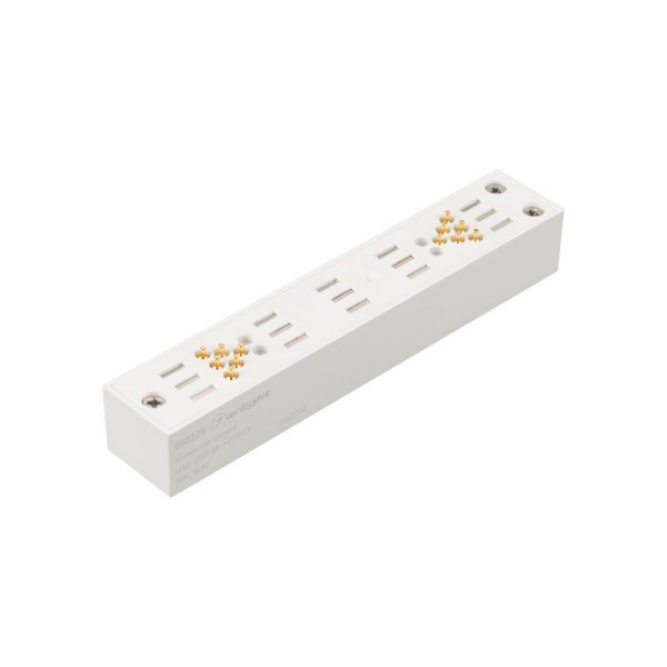 Коннектор прямой MAG-CON-25-I-POWER (WH. 5LN) IP20 пластик Arlight 050229