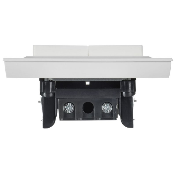 Выключатель 2-кл. СП BRITE ВСР10-2-0-БрАБ 10А в сборе арктич. бел. IEK BR-V20-0-10-K91-F
