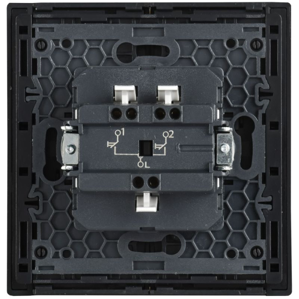 Выключатель жалюзи СП FORTE&PIANO FP611M 10А IP20 шампань IEK FP-V15-0-10-1-M-K37