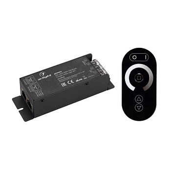 Диммер ARL-3022-OVAL-DIM 12-24В 1х25А ПДУ RF IP20 метал. черн. Arlight 027150