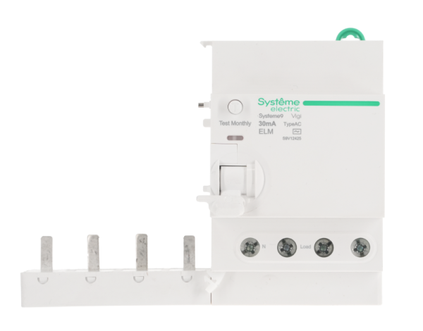 Блок дифференциального тока 4п 25А 30мА тип AC Systeme9 400В SE S9V12425