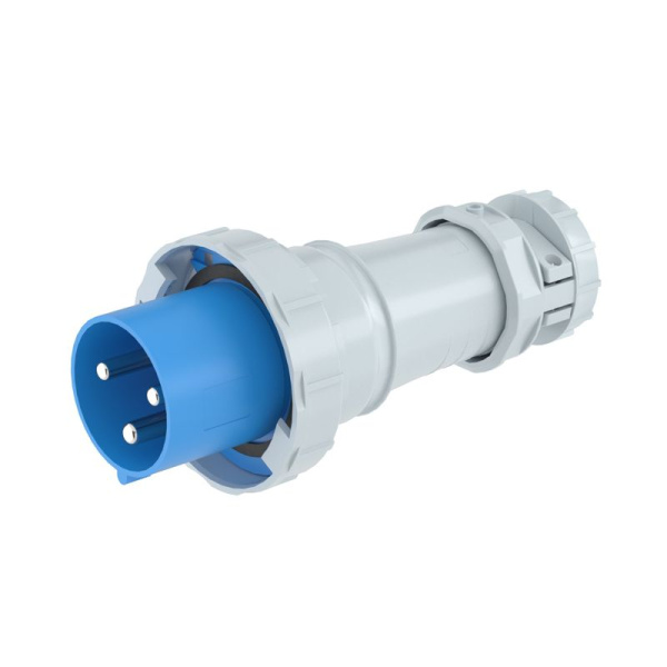 Вилка эл. каб. 63А 2P+E 230В IP67 DKC DIS2186333