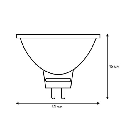 Лампа галогенная MINI JCDR (MR11) 50Вт 230В 35мм Camelion 7093