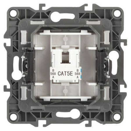 Розетка компьютерная Эра12 12-3107-04 RJ45 шампань Эра Б0014726