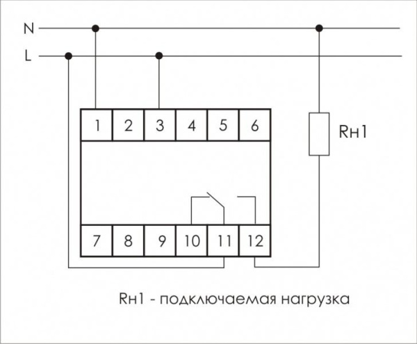 Реле времени PCU-511U 8А 12-264В AC/DC 1перекл. IP20 многофункц. монтаж на DIN-рейке F&F EA02.001.011