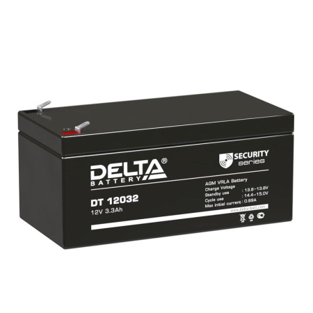Аккумулятор ОПС 12В 3.3А.ч DT 12032 Delta 4614010040005
