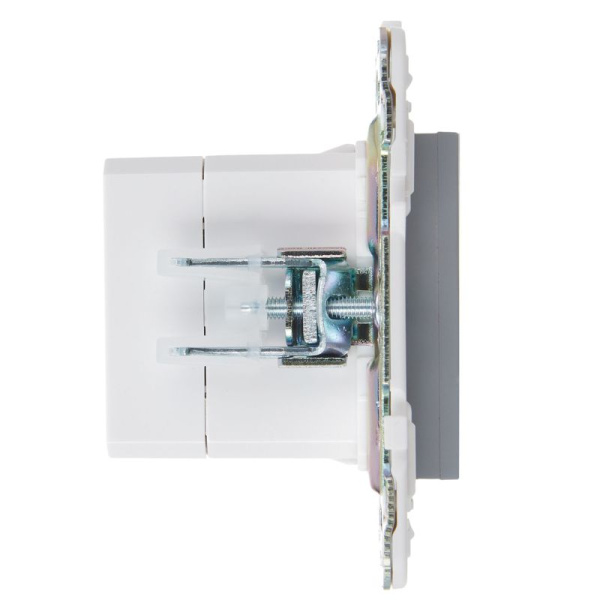 Розетка USB A+A 3.1А SKANDY SK-R15Gr сер. IEK SK-U21-D31-K03