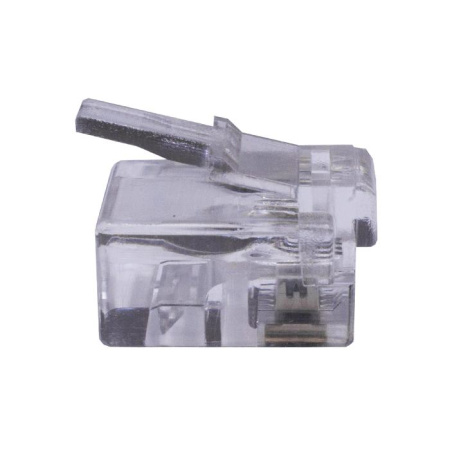 Коннектор 6P4C (RJ-11) (уп.100шт) SUPRLAN 10-0227