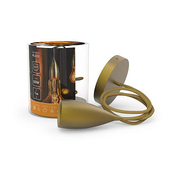 Светильник Decor E27 IP20 200-240В 1м подвесной бронз. GAUSS PL032