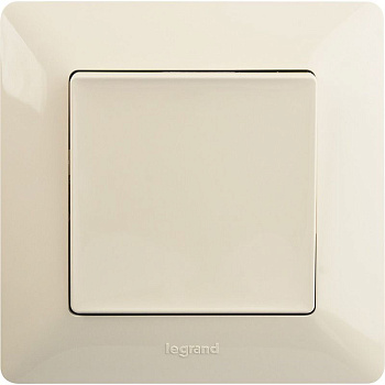Выключатель 1-кл. СП Valena Life 10А IP20 250В 10AX с лицев. панелью безвинтов. зажимы механизм сл. кость Leg 752501