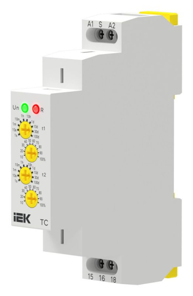 Реле циклическое TC 1 контакт 230В AC IEK CTR-430-TC-1-1HD-A230-C00