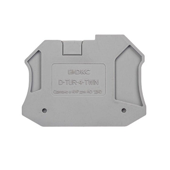 Изолятор торцевой для клемм TUR-2.5-TWIN DKC D-TUR-2.5-TWIN