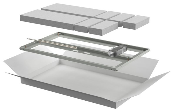 Дверь двустворчатая для шкафа LINEA N 18U 600мм перфорир. сер. ITK LN35-18U6X-D2P
