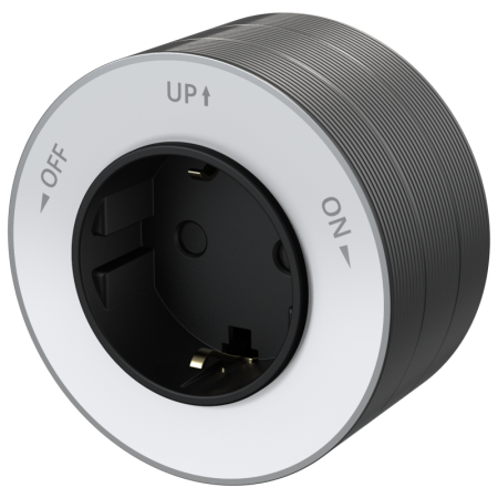 Розетка MultiTrack 16А 250В 2К+З круглая бел. SE MTK13001W