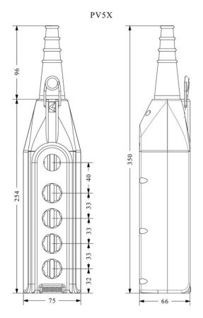 Пульт управления PV5E30B2AC20 EMAS PV5E30B2AC20