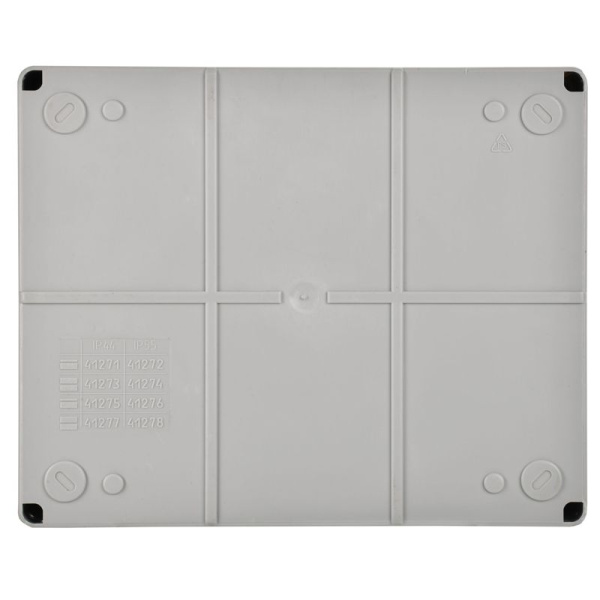 Коробка распаячная ОП 240х195х90 IP55 КМ41346 прозр. крыш. монт. плата IEK UKO10-240-195-090-K53-55