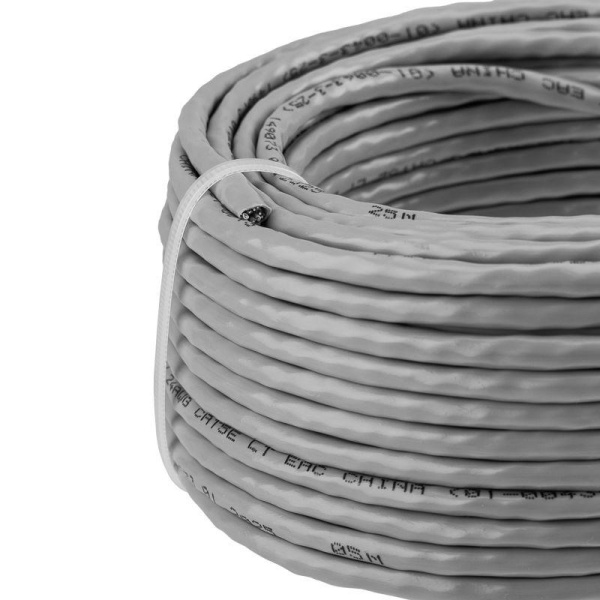 Кабель витая пара U/UTP кат.5E 4х2х24AWG медь сер. (уп.25м) PROCONNECT 01-0043-3-25
