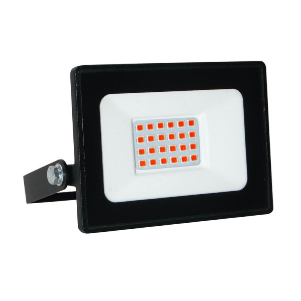 Прожектор светодиодный ULF-Q517 20W/RED 20Вт IP65 220-240В красн. свет BLACK Volpe UL-00011651