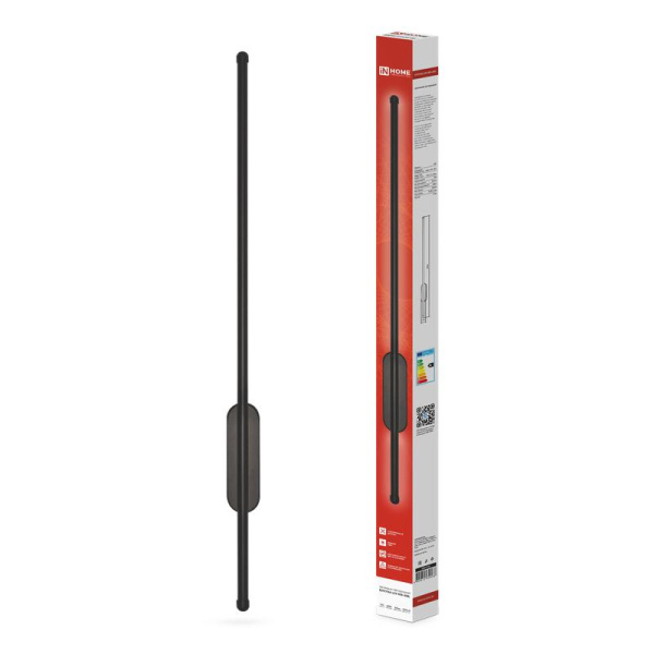 Светильник светодиодный ESTETIKA LUV-80B-40BL 15Вт 4000К 1050лм 230В 800х50х25 черн. IN HOME 4690612054438