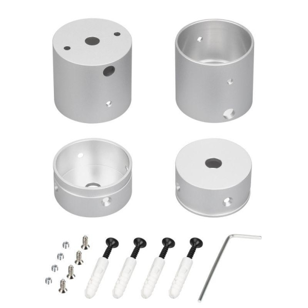 Крепление MOONLIGHT-VT-CEILING-DL-D40-SILVER алюм. (комплект) Arlight 047341