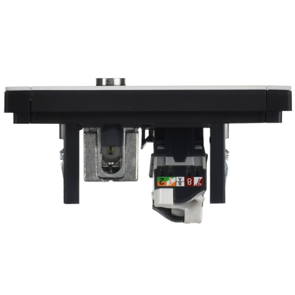 Розетка 2-м FORTE&PIANO FP236M TV+RJ45 кат.5E бел. IEK FP-AK20-1-M-K01
