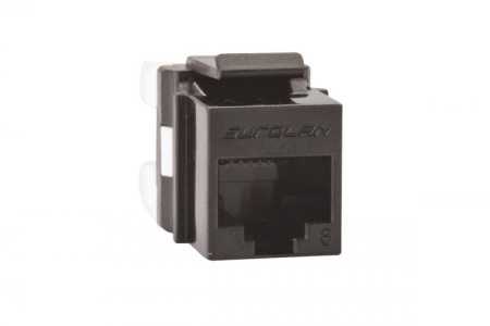 Модуль UTP кат.6 Keystone черн. Eurolan 16B-U6-03BL