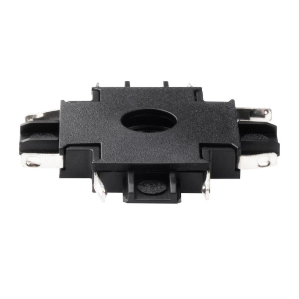 Коннектор X-образный MTR16 CX-BL накладной шинопровод низковольтный черн. JazzWay 5057357