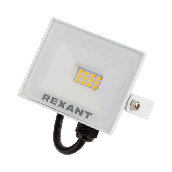 Прожектор СДО 20Вт 3000К 1600лм корпус бел. Rexant 605-019