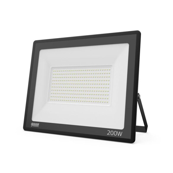 Прожектор светодиодный Elementary 200Вт 6500К IP65 18000лм 200-240В ДО черн. GAUSS 691511200