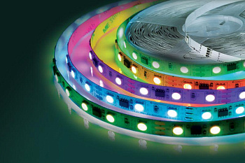 Лента светодиодная DSL-005 18LED/м RGB (уп.10м) Camelion 15683