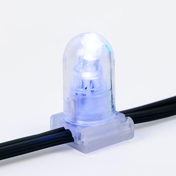 Гирлянда светодиодная "LED ClipLight" 1.5м 665LED син. 80Вт 12В IP65 провод черн. (уп.100м) Neon-Night 325-123