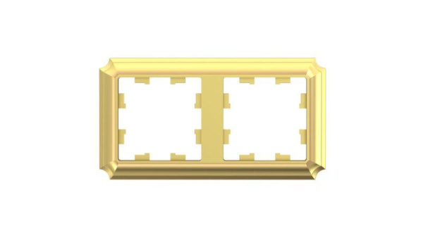 Рамка 2-м AtlasDesign Antique универс. зол. SE ATN101602