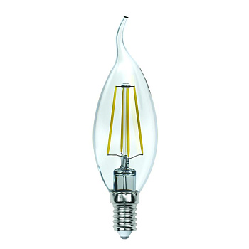 Лампа светодиодная LED-CW35-13W/4000K/E14 /CL PLS02WH Sky 13Вт прозрачная 4000К E14 нейтр. бел. (упак. картон) Uniel UL-00005904
