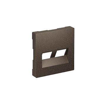 Накладка двойная AtlasDesign для информационных функций типа Keystone мокко SE ATN000690