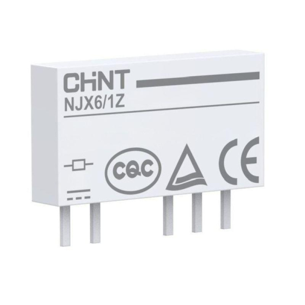 Реле интерфейсное NJX6/1Z 10А DC 24В 1перекл. (R) CHINT 525398