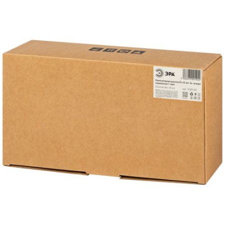 Розетка компьютерная 1-м RJ45 кат.5E неэкранир. RJ01UN Эра Б0056900