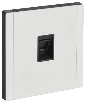 Розетка компьютерная FORTE&PIANO FP231M RJ45 кат.6 бел. IEK FP-K10-2-M-K01