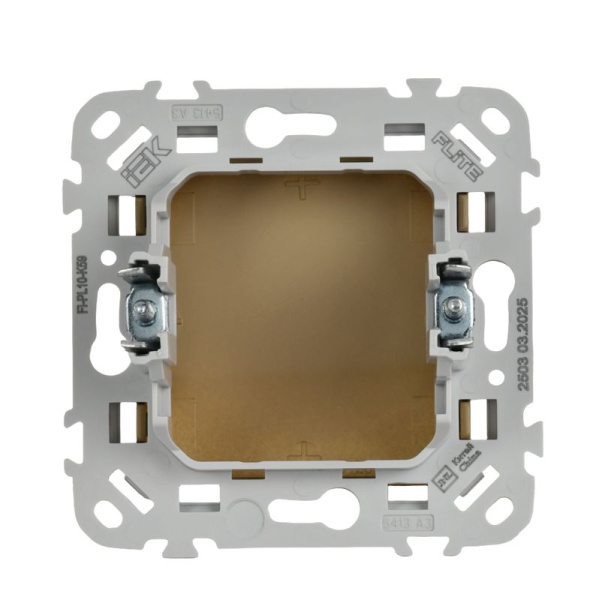 Заглушка СП FLITE ЗГ-ФлХ с суппортом механизм хаки IEK FI-PL10-K59
