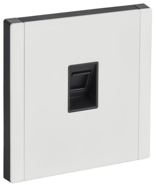 Розетка компьютерная FORTE&PIANO FP231M RJ45 кат.6 бел. IEK FP-K10-2-M-K01