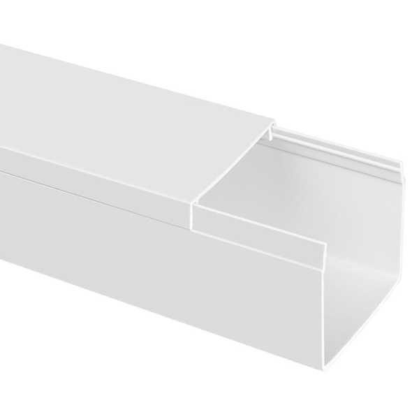 Кабель-канал 60х60 L2000 пластик бел. TOKOV ELECTRIC TKE-KK-60-60-2000-WH