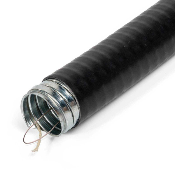 Металлорукав толстостенный МГ HEAVY DUTY 16 с протяжкой (уп.50м) Fortisflex 88435